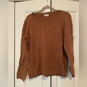 J. Crew Factory Teddie Sweater - Brown / Camel - Size Large